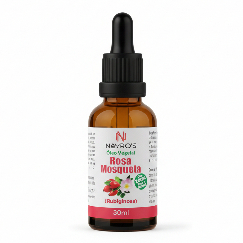 Óleo Vegetal de Rosa Mosqueta Rubiginosa 100% Puro