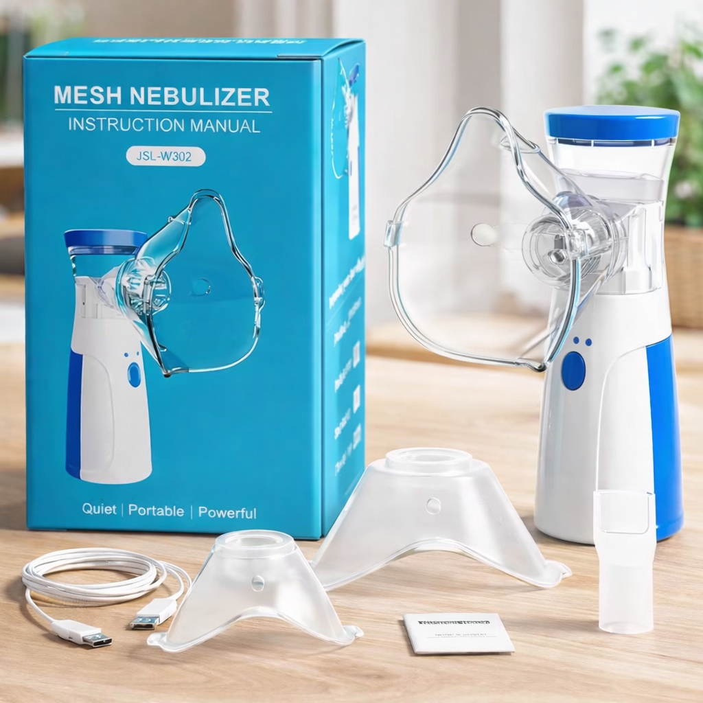 Inalador Nebulizador Ultrassônico Portátil Silencioso Usb em Oferta na Shopee