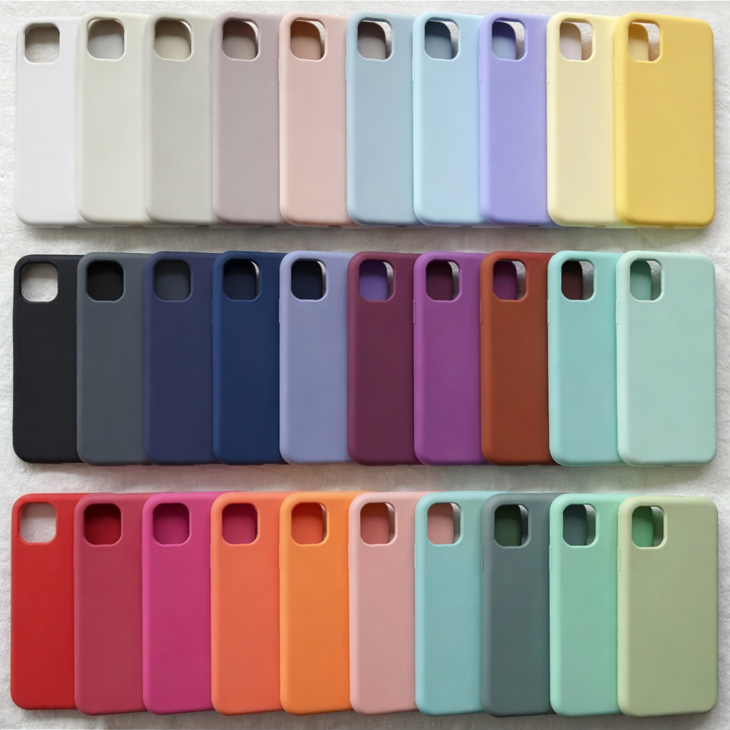 Capinha case silicone aveludada para IPhone XR/11/12 e 12pro/13/14/15/16/16e/16 pro max/17.