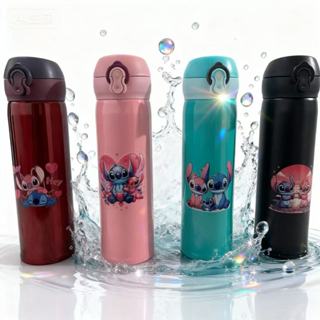 Garrafa de agua stitch Squeeze Térmica Aço Inox Portátil 400ml Com Tampa E Sistema de Trava em Oferta na Shopee