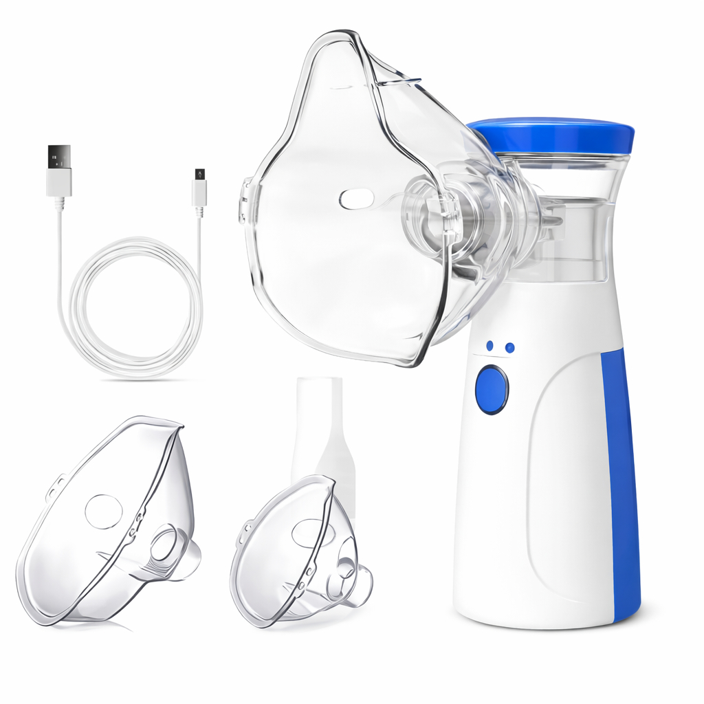 Nebulizador Inalador Bebe Infantil Adulto Usb Pilha Sem Fio