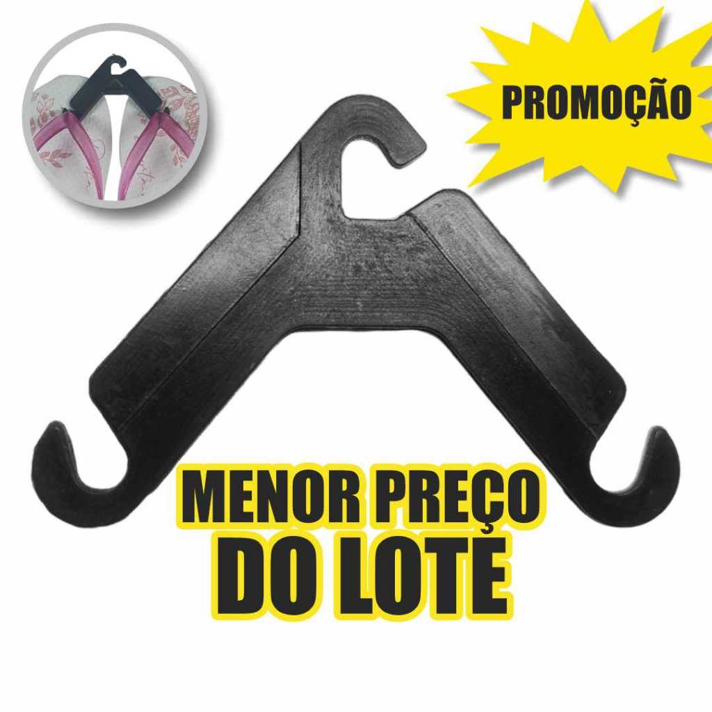 Kits 300 Cabides Universal para Chinelo sandália melhor qualidade — Atacado com Envio Imediato