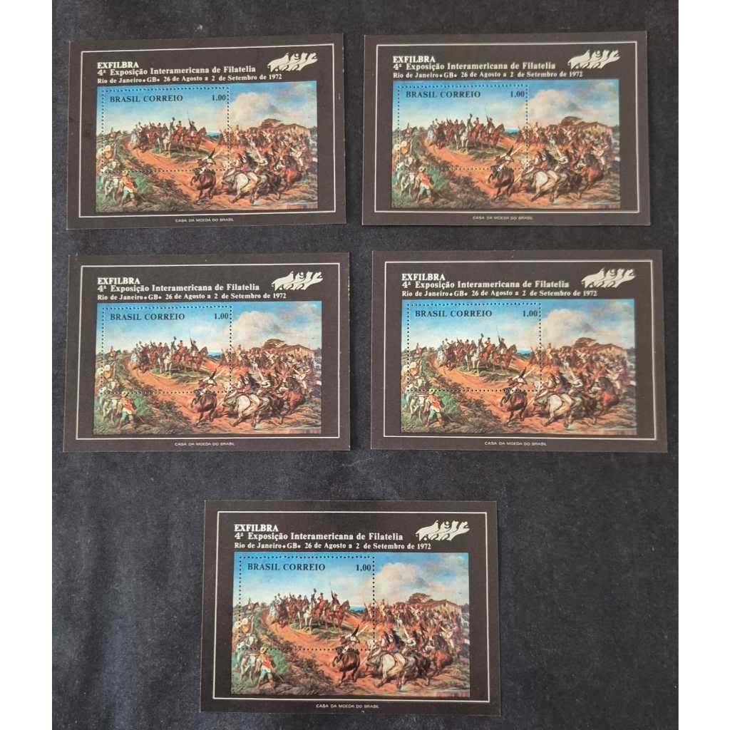 Bloco B32 - 4ª EXFILBRA - Selo dos Correios - Filatelia.