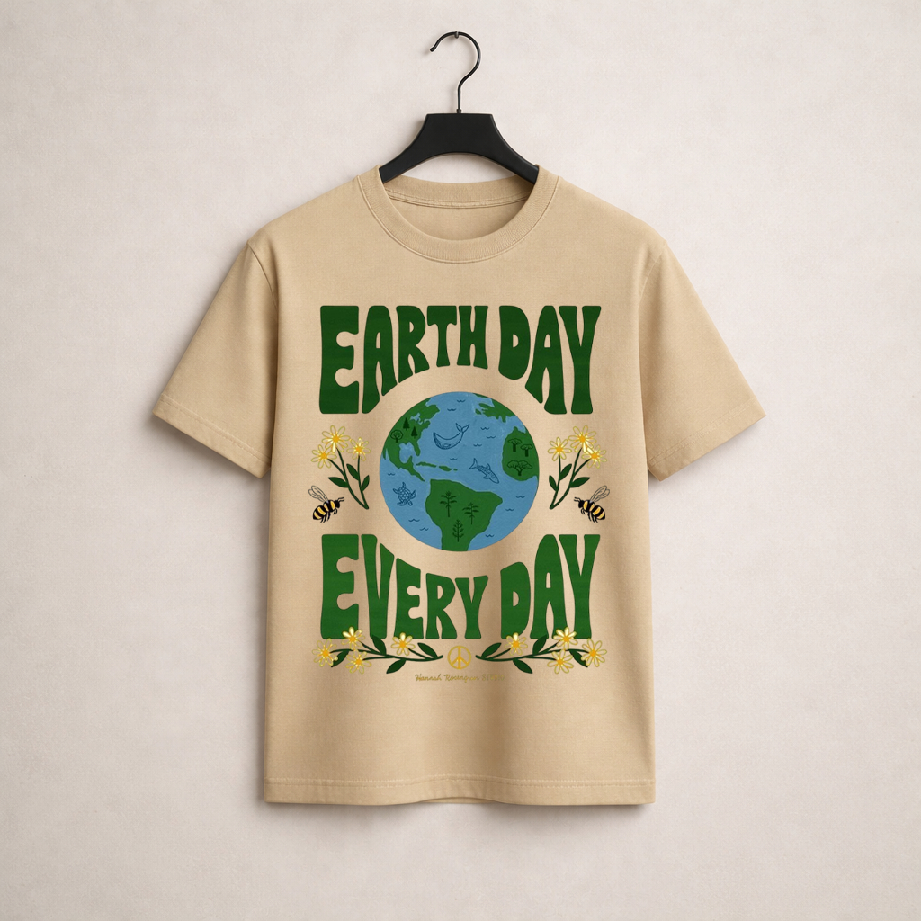 Camiseta Meio Ambiente Salve Planeta Terra Unissex Algodão Puro