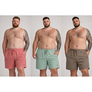 Short Sarja Masculino PLUS SIZE - G1 / G2 / G3 em Oferta na Shopee