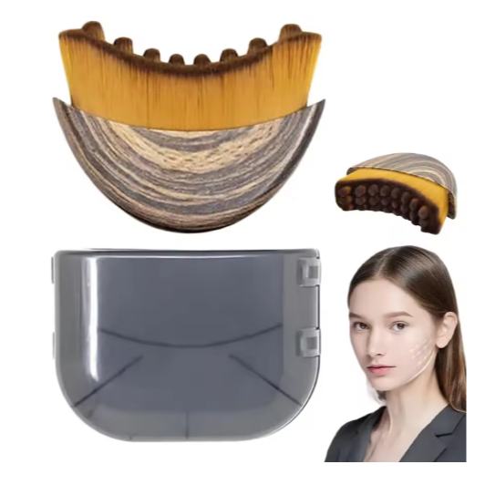 Escova De Massagem Facial De Drenagem Linfática de Rosto , Ferramenta Macia Para Contorno E Mandíbula — imagem 2 de 2