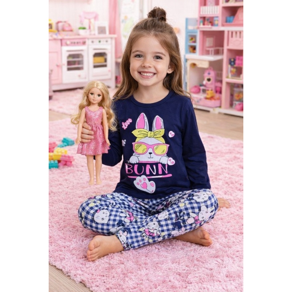 2 Peças Inverno Menina, 1 Calça Legging + 1 Blusa manga comprida, Conjunto Infantil Roupa Menina feminina, estilosa em Oferta na Shopee