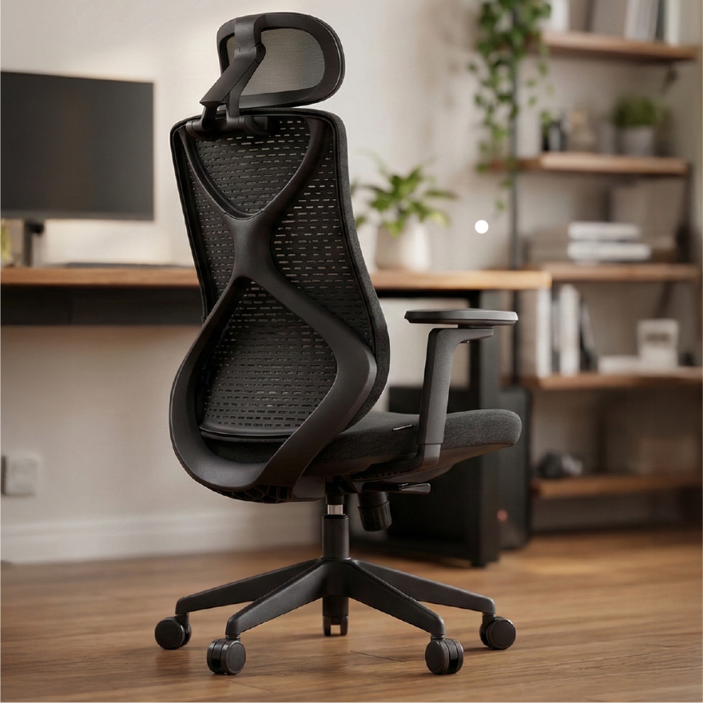 Cadeira Ergonômica Aiven Mesh com Apoio Lombar Ajustável, Reclino e Mobilidade 360° em Oferta na Shopee