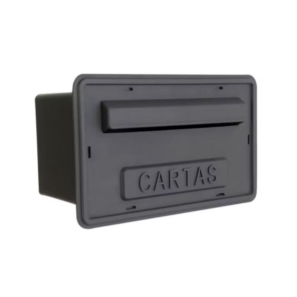 Caixa de Cartas Correio PVC para Embutir ou para Gradil e Portão.