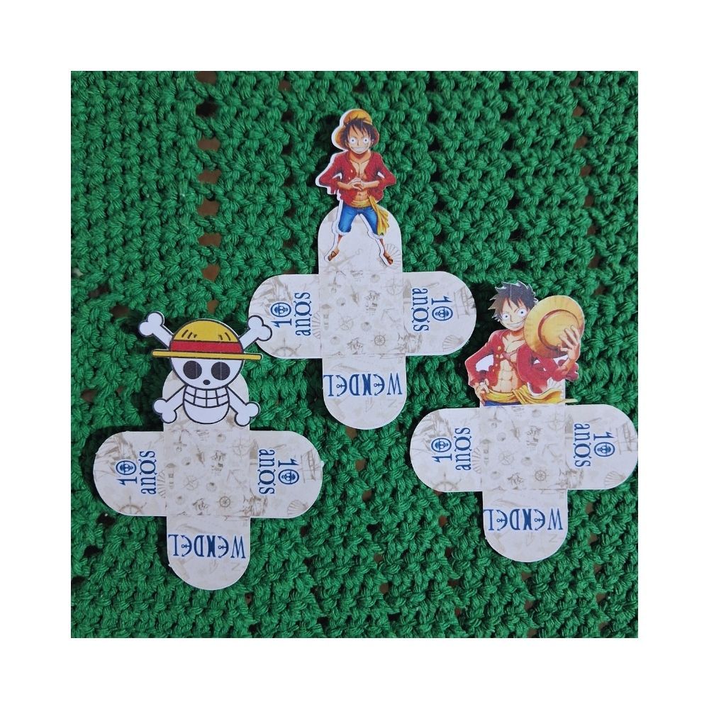 Envio em 24hs - Forminhas personalizadas Onepiece, lembrancinhas personalizadas, aniversario infantil