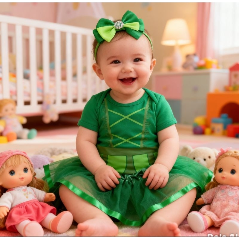 Body Sininho Bebe Menina Fantasia-mesversário/temáticos em Oferta na Shopee