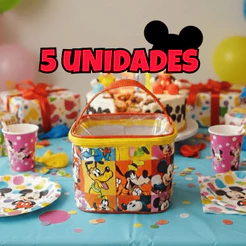 5 Bolsas personalizadas 15X15cm/ FAZEMOS QUALQUER TEMA