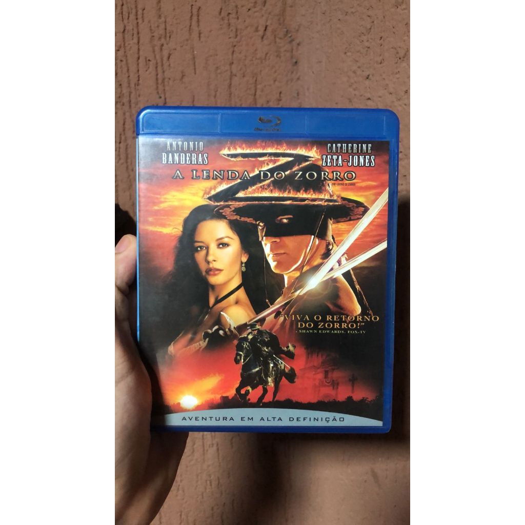 Blu-ray A Lenda do Zorro – Aventura – Original Seminovo Lombada Azul PT-BR