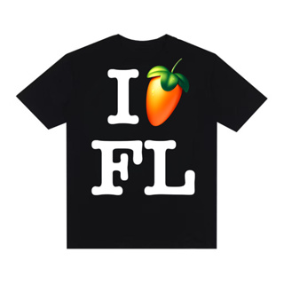 Camiseta Streetwear Camisa Oversized Peace I Love Fl Studios Rap Rapper Beat Beatmaker Swag Gótico Y2K Trap em Oferta na Shopee