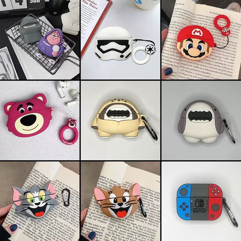 Case AIRPODS PRO 3 para fone de ouvido de desenho animado