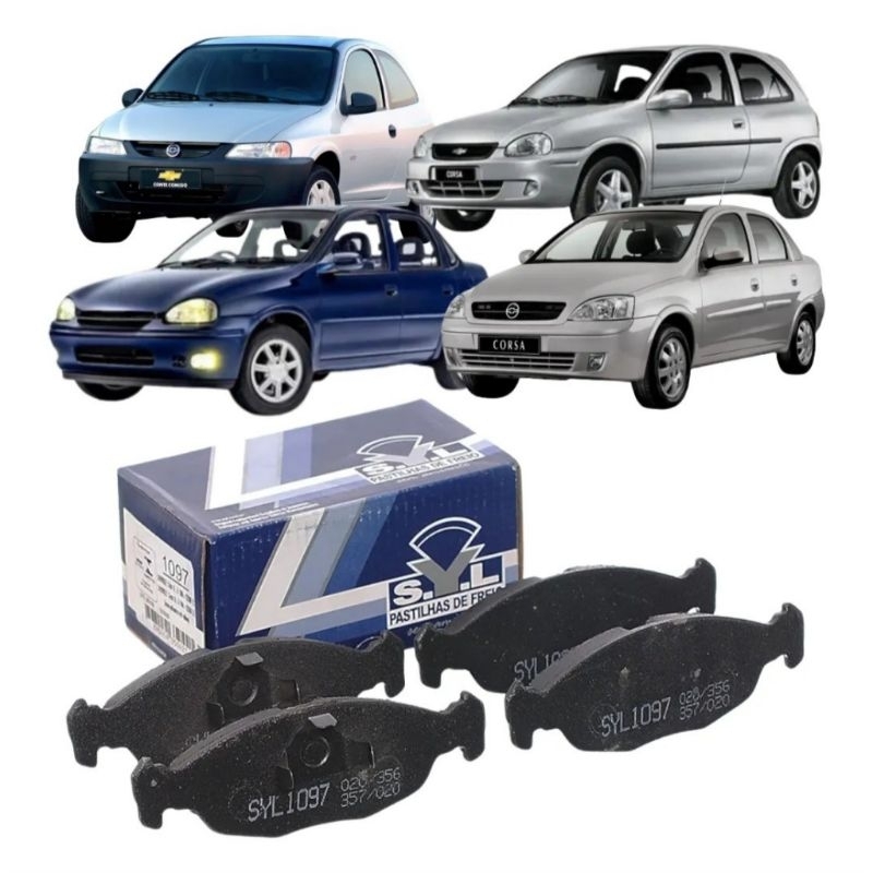Pastilha Freio Dianteira Agile Corsa (G1) Pick-up Corsa Celta Classic Montana 1.4 Prisma