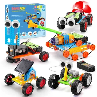 Kit STEM de robôs científicos 5 em 1