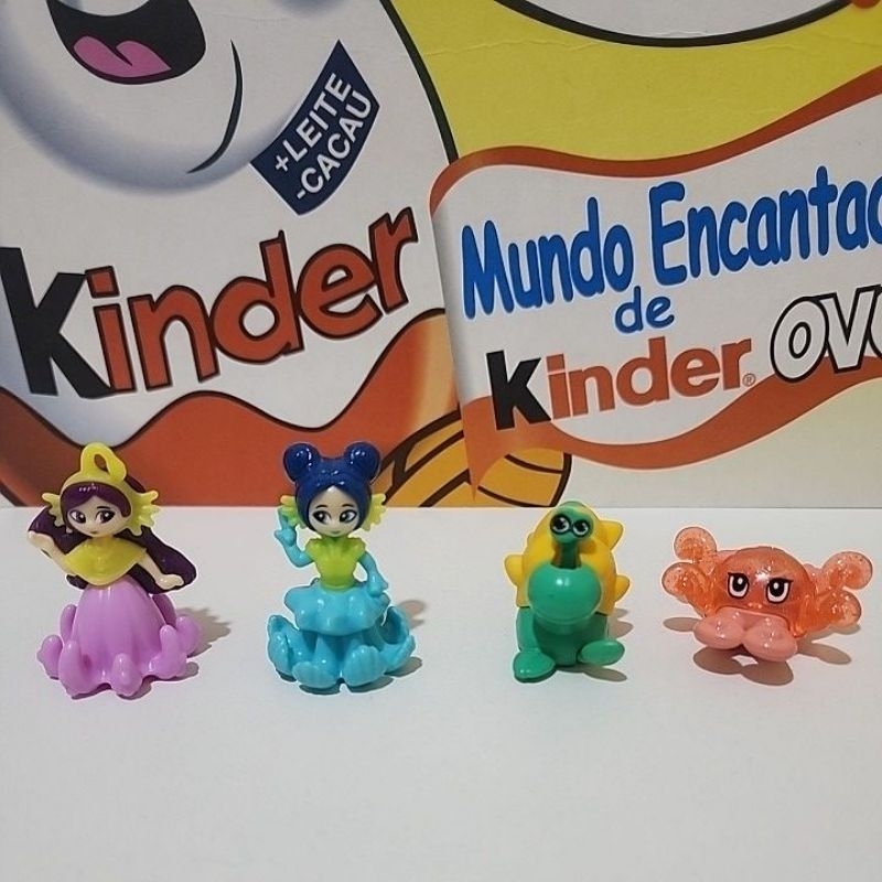 Kinder Ovo 2020 Fantasia do Oceano - Jelly, Melly, Polvo e Caramujo Eremita