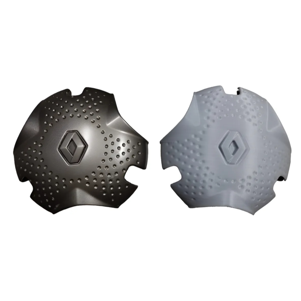 1 Calotas Roda Taurus Renault Clio Si Reprodução 3d Cinza
