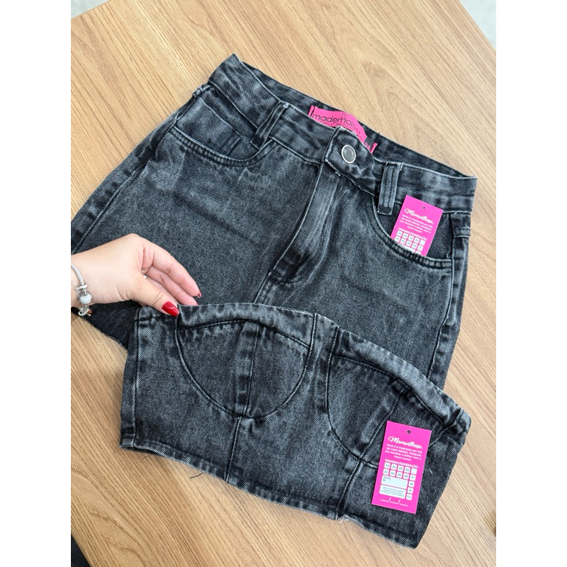 Conjunto Jeans Cropped Tomara Que Caia E Saia Lavagem Estonada Carnaval em Oferta na Shopee