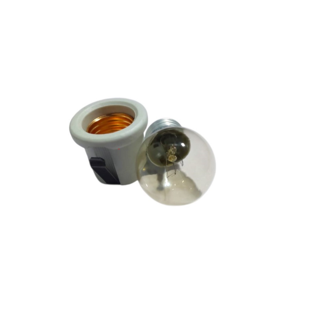 soquete da lampada do forno fogão com a lampada 15w 127v Continental Brsstemp consul