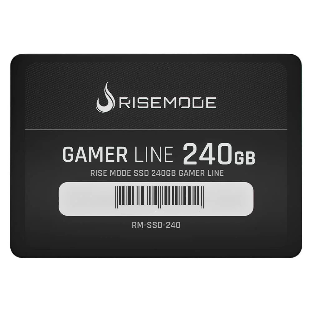 SSD Rise Mode Gamer Line, 240GB, SATA III, Leitura: 500MB/s