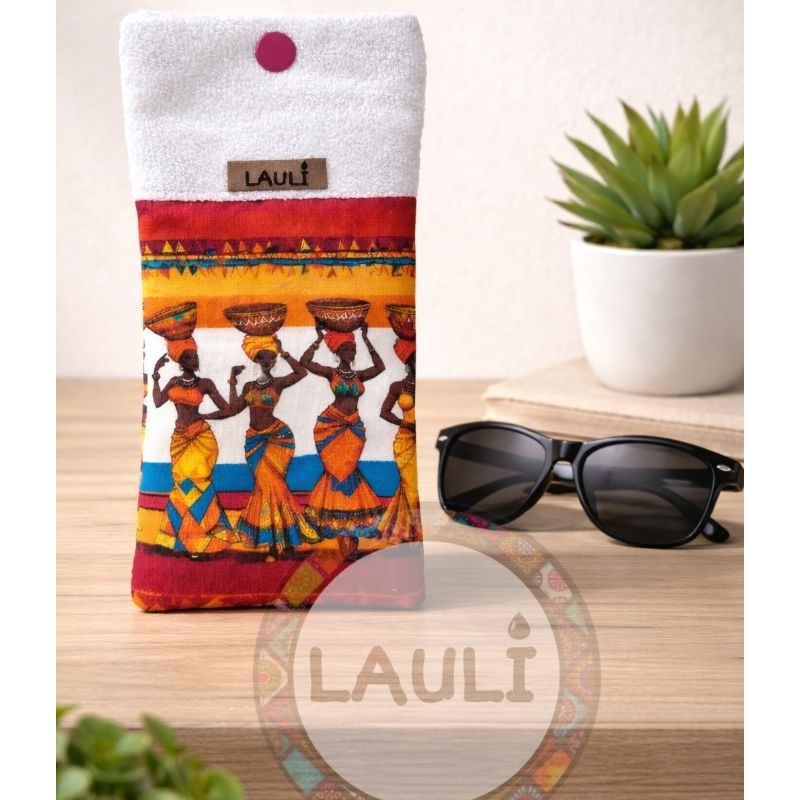 Porta Óculos  em tecido acolchoado