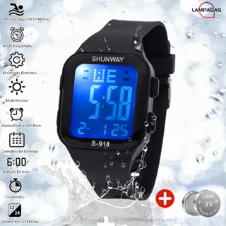 Relógios Masculino Feminino Digital Esportivo A Prova D Água De Luxo Militar Cronômetro Eletrônico em Oferta na Shopee