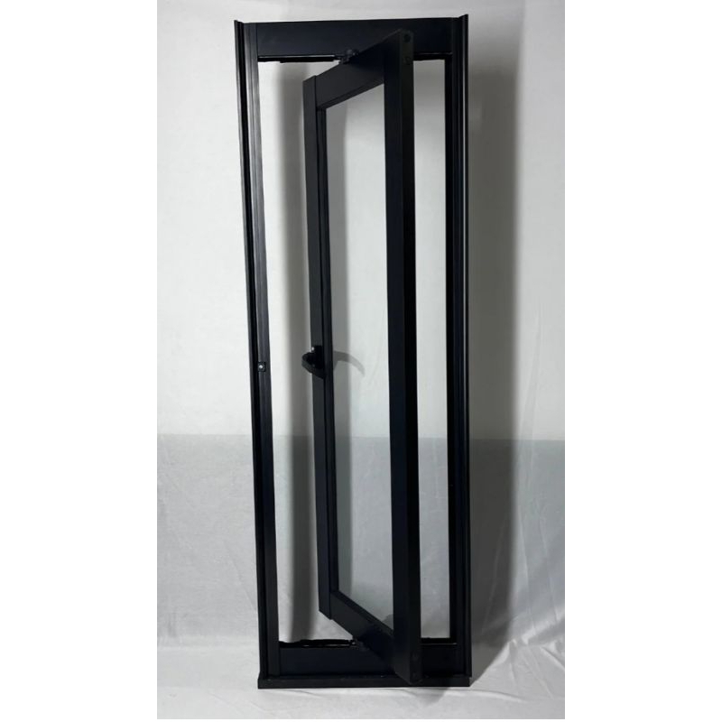 vitro capelinha aluminio Preto 80x30 Vidro jateado em Oferta na Shopee