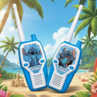 Walkie Talkie Brinquedo Infantil Stitch Azul – Presente Perfeito para Crianças