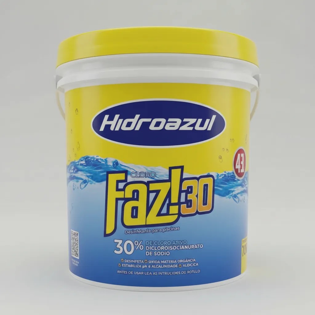 HIDROAZUL CLORO FAZ BD 10KG 30% em Oferta na Shopee