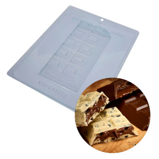 Forma Tablete Barra De Chocolate Especial 3 Partes 9664 BWB em Oferta na Shopee