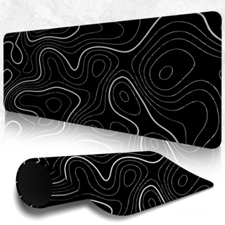 MousePad Speed Gamer Antiderrapante Bordas Costuradas Confortavel Sem Relevos Com Estampa Abstrata White Map em Oferta na Shopee