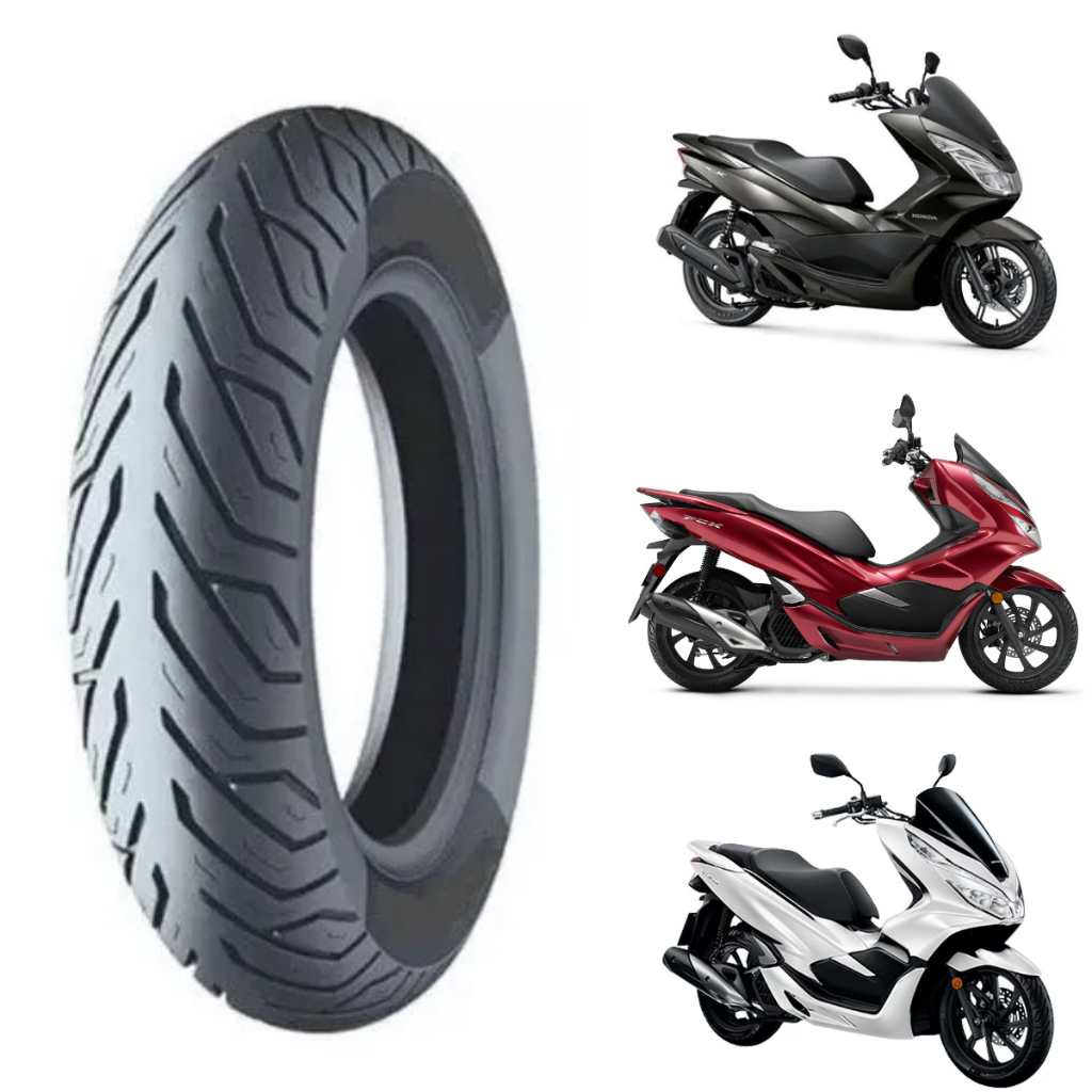 Pneu de Moto 100/90/14 para  Pcx 160 Biz Pop Traseiro Balao Sem Camara