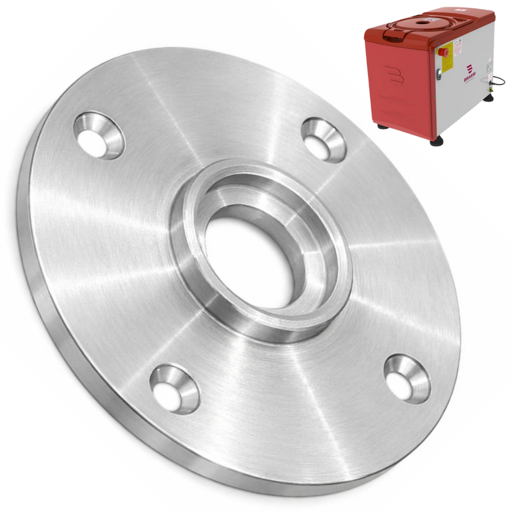 Tampa Do Mancal Para Masseira Braesi Ar25 G2 4 Furos