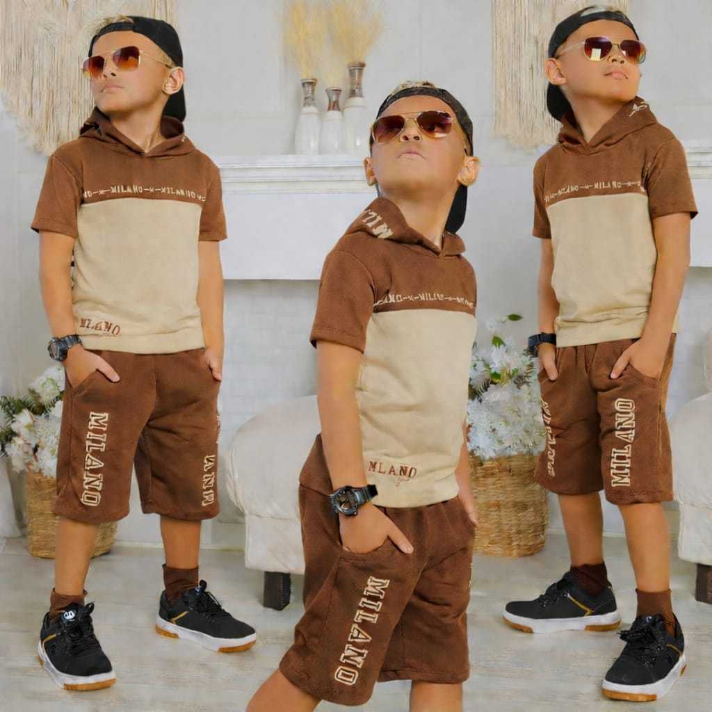 Conjunto Lançamento Menino Infantil Juvenil Blusa 100% Algodão + Bermuda Moletinho