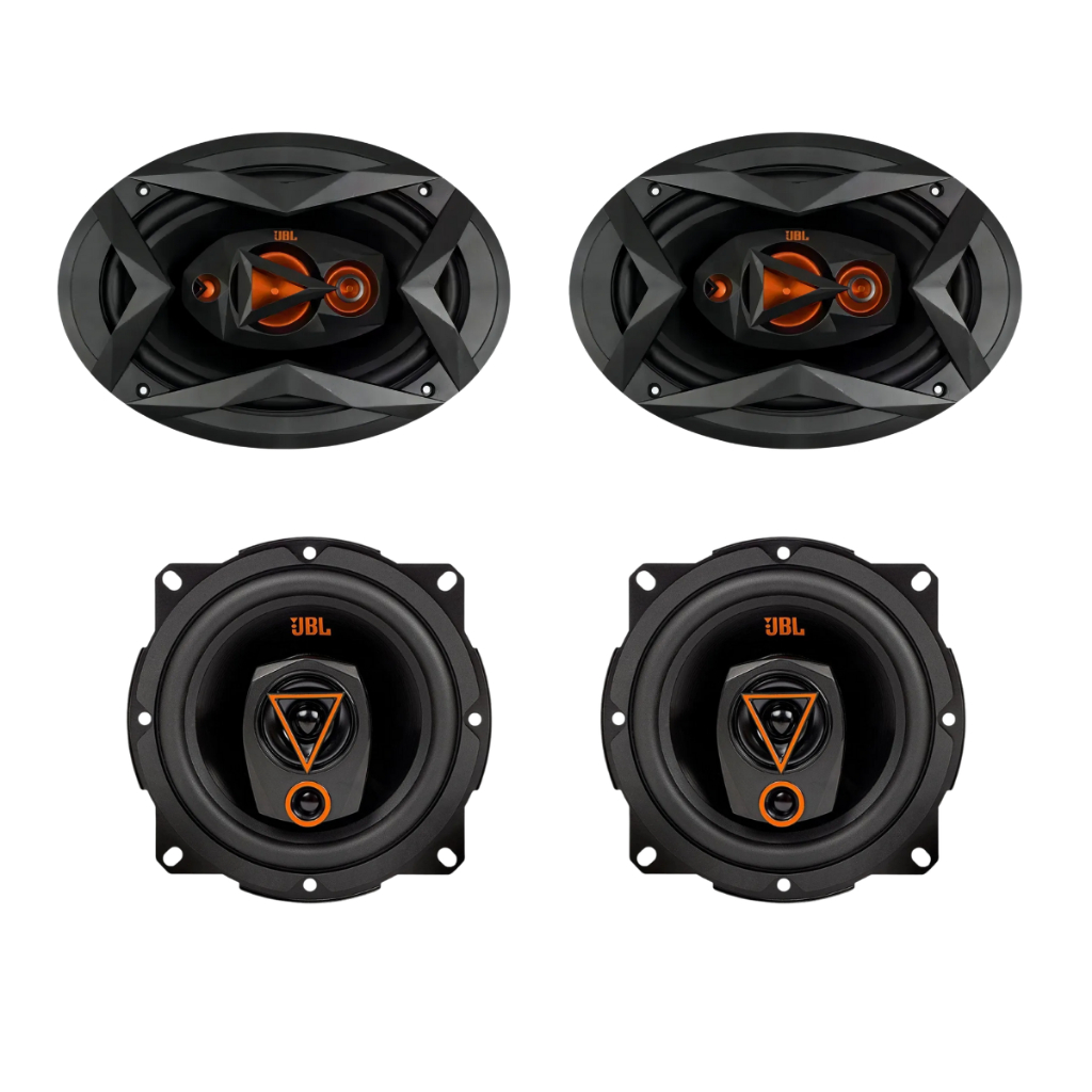 Kit Alto-falantes Jbl Par 6x9 69QDFX110 110w + Par 5 Triaxial 5TRMS80 160w Rms