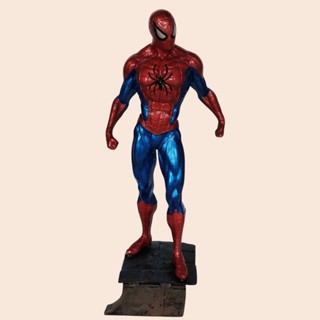 Estátua Homem Aranha em Resina Colecionável Super-Herói Marvel Geek Decoração em Oferta na Shopee