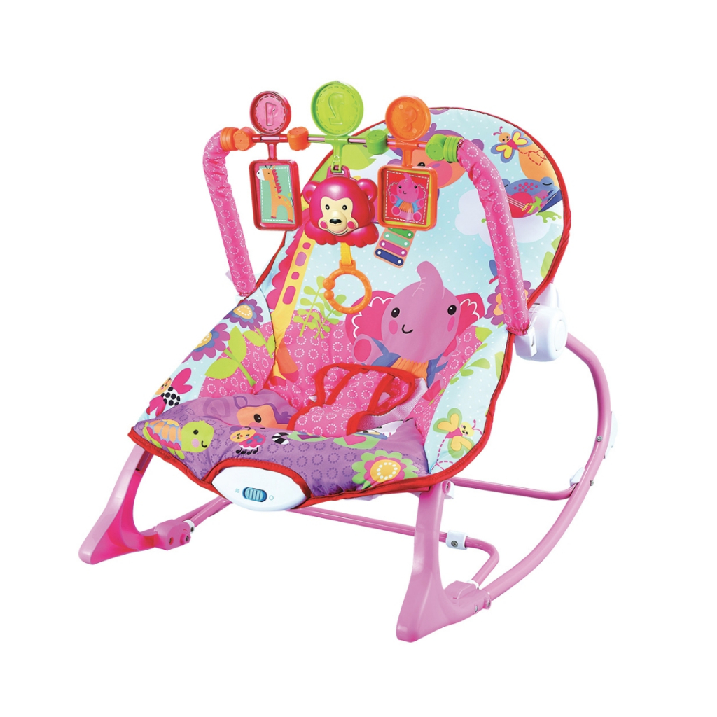 Cadeira de Descanso Musical FunTime New 18kgs Rosa-Maxi Baby em Oferta na Shopee
