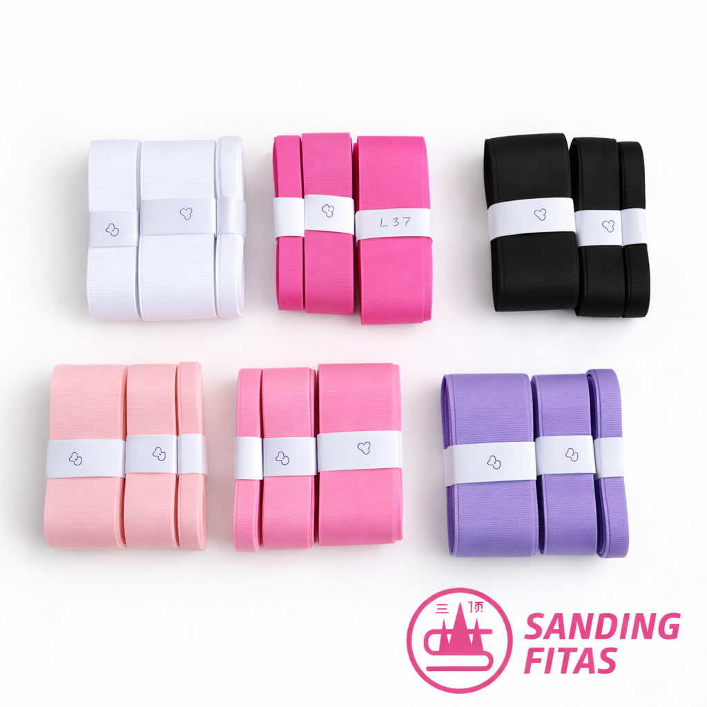 KIT - Fitas Sanding de gorgurão. Kit com 3 tamanhos (5metros cada rolo) em Oferta na Shopee