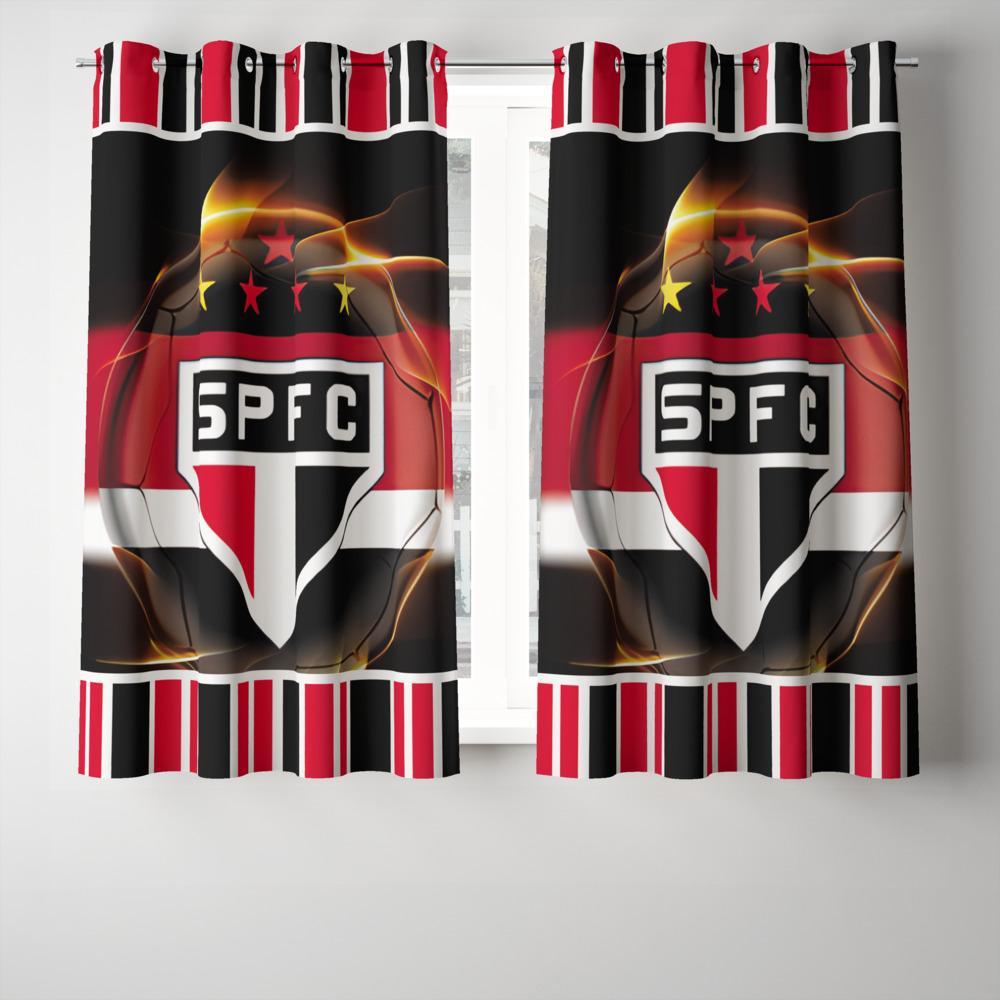 Cortinas Personalizadas De Time Futebol Brasileiro Estampa em Oferta na Shopee
