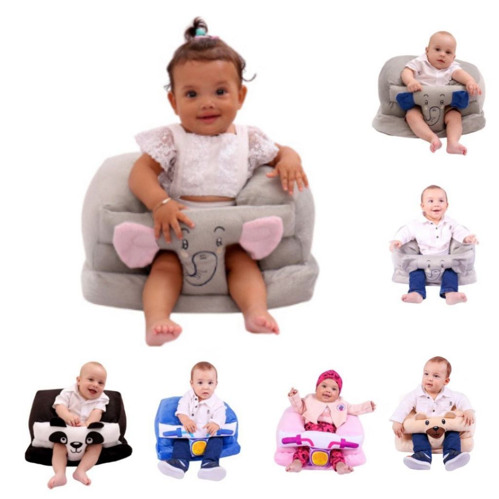 Assento Para Bebê Sofazinho De Apoio Sofá Sentar Almofada Cadeirinha Infantil Anti-Queda Pelúcia em Oferta na Shopee