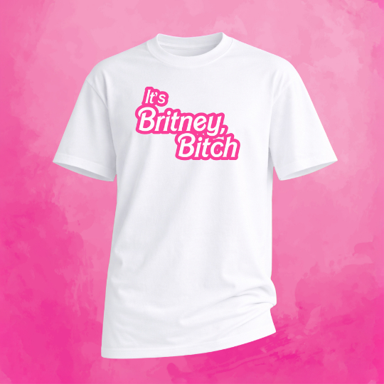 Tshirt It's Britney Bitch Cantora Internacional Música Pop Anos 2000 l 100% Algodão Unissex