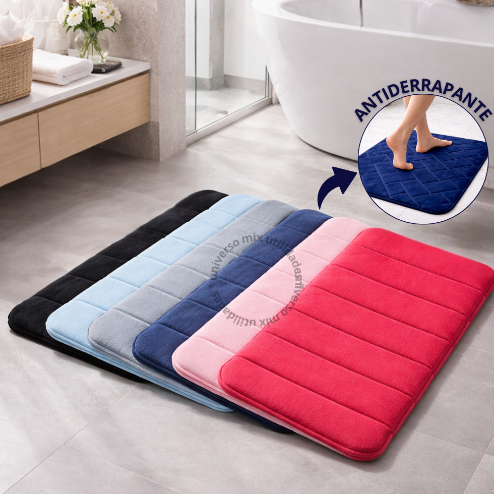 Tapete De Banheiro Antiderrapante Super Soft Macio Luxo 60cmx40cm em Oferta na Shopee