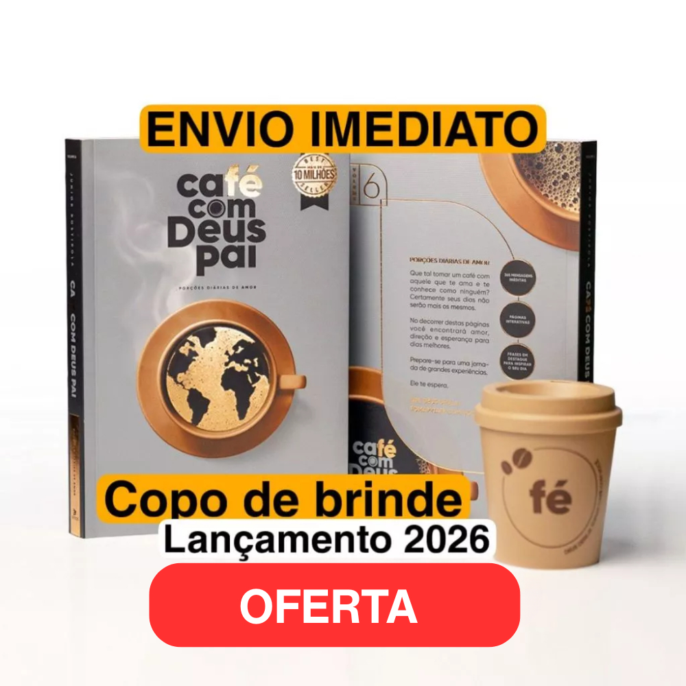 CAFÉ COM DEUS PAI 2026 | + BRINDE COPO 250ML em Oferta na Shopee