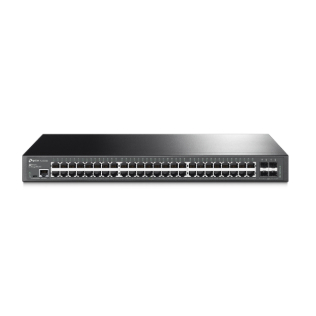 SWITCH TP-LINK 48 PORTAS GIGA GERENCIAVEL L2+ 4 PORTAS SFP JETS TL-SG3452