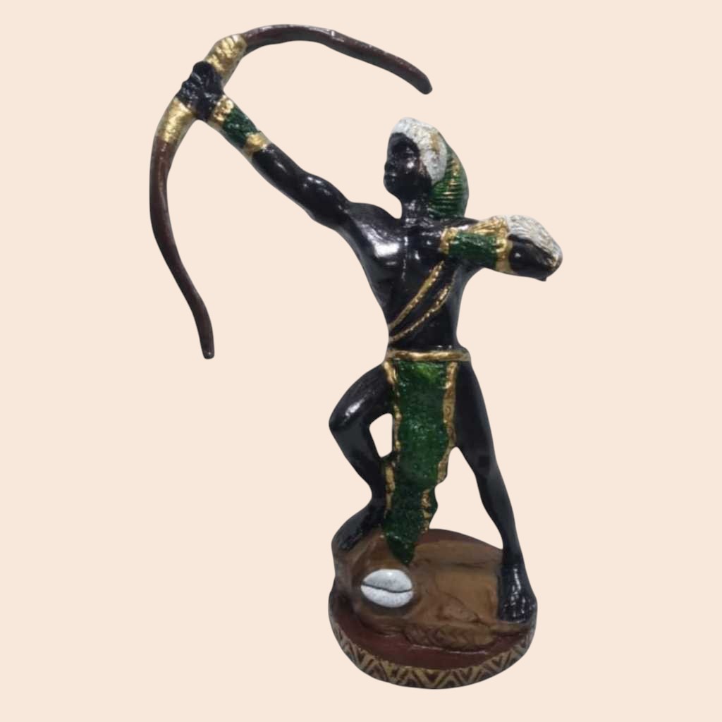 Oxóssi imagem de Oxóssi Orixá 17cm imagem Oxóssi umbanda de resina decoração