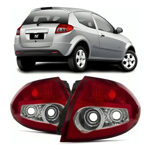 Par/Un Lanterna Traseira Ka 2008 2009 2010 2011 2012 2013 2014 1ª Linha Novo em Oferta na Shopee