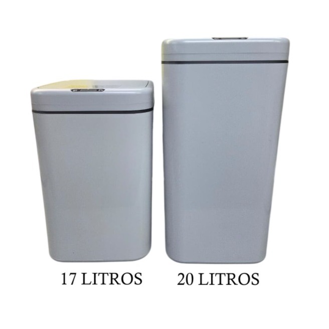 Lixeira Automática  Sensor Inteligente Premium  A Pilha 17/20 Litros em Oferta na Shopee
