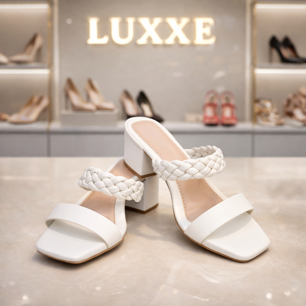 Tamanco  Salto Médio Confortável Moderno Casual